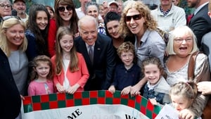 Mr Biden was warmly welcomed in Ballina