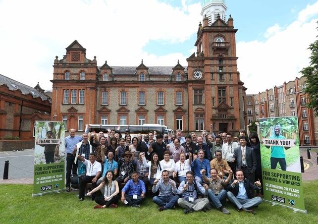 Fairtrade Ireland's team for World of Coffee Dublin 2016