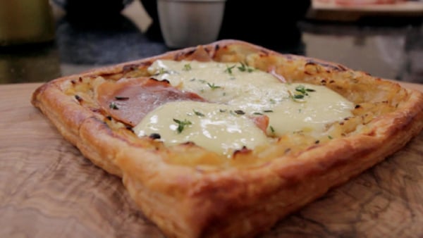 Dublin Cookery School's Onion Prosciutto & Cheese Tart