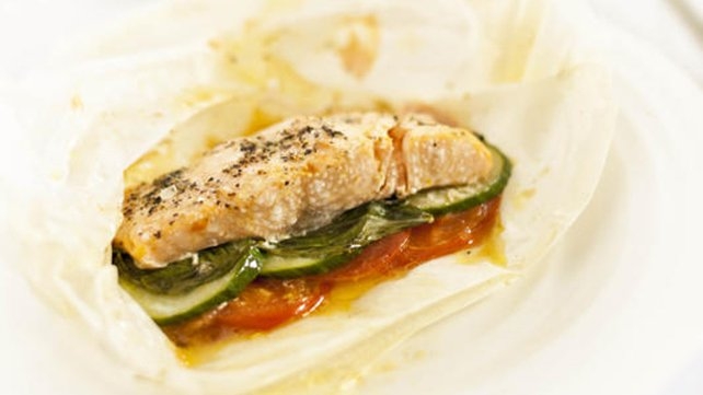 Salmon in a sandwich!