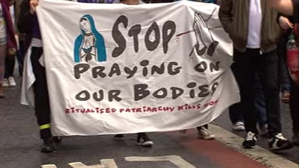 Pro choice abortion rally Belfast