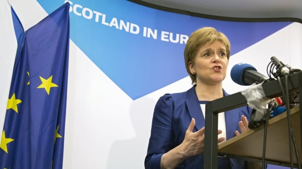 Scotland's First Minister Nicola Sturgeon has pledged to explore all options to keep Scotland in the EU