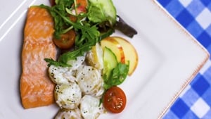 Get your daily fix of protein and fiber with this number. Operation Transformation: Salmon & potato salad