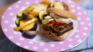 Op Trans: Steak Sandwich & Summer Vegetables