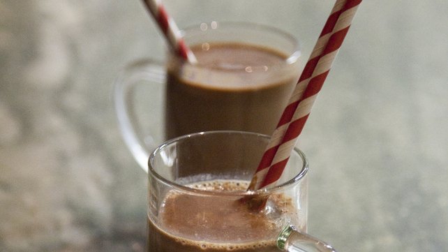 Hot chocolate with an zesty orange twist