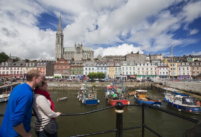 Picturesque view of Cobh on Titanic Trail