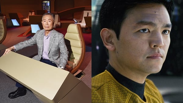 George Takei (left) and Star Trek Beyond actor John Cho (right) discussed Sulu's sexuality