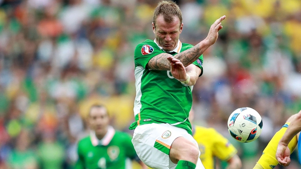 Glenn Whelan started two games for Ireland at Euro 2016