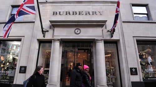 Burberry was helped by stronger demand in China and a continuing good performance in in the UK market