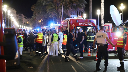 Up to 100 people were injured in the attack