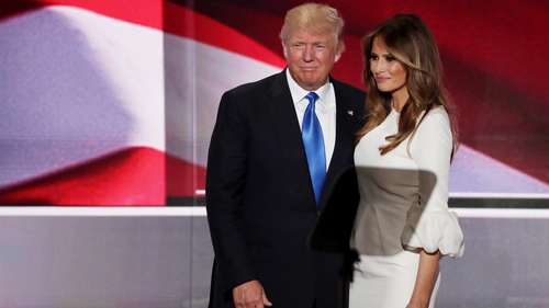 Donald Trump broke with tradition by appearing at the convention before his nomination as he introuduced his wife Melania