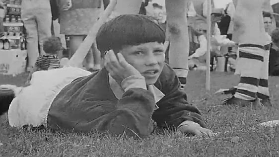 A young hurler as the Féile na nGael 1971 held in Thurles