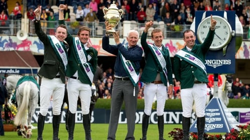 Team Ireland celebrates last year's Aga Khan success