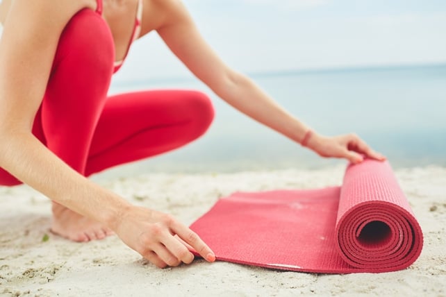 Lighten the load with Yoga travel mats