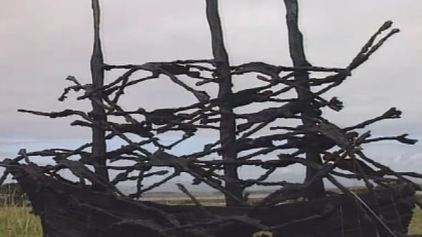 The National Famine Monument at Westport, Co Mayo