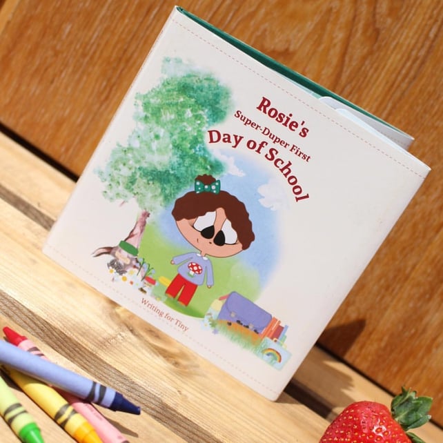 Writing for TiNY's personalised 'Super Duper First Day of School' Book
