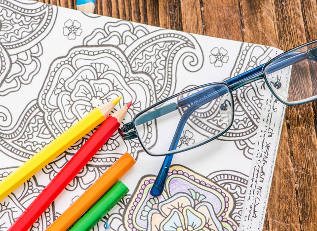 Adult coloring books topping bestseller lists
