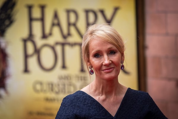 JK Rowling has come under fire from fellow author Joanna Trollope