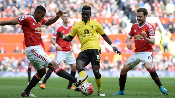 Idrissa Gueye in action against Man United last season