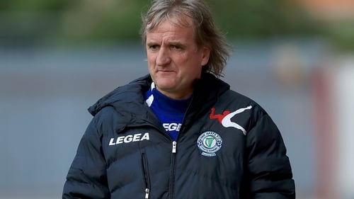Ollie Horgan was sent to the stands during Finn Harps loss