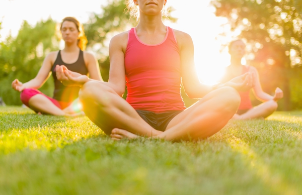 Make Yoga While the Sun Shines, by taking to the park!
