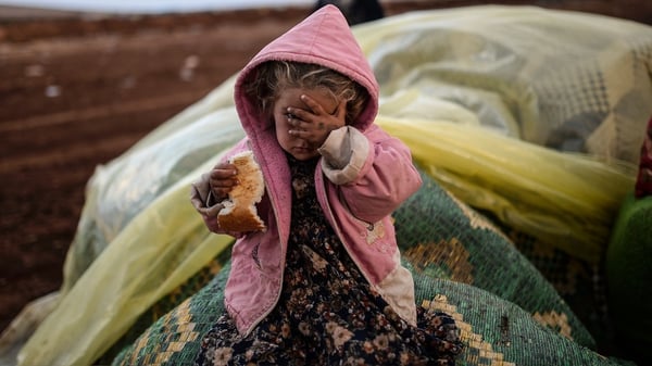 A young Syrian refugee