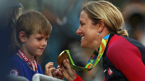 Kristin Armstrong's son prefers fencing to cycling