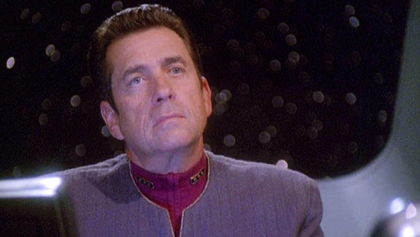 Barry Jenner as Admiral William Ross in Star Trek: Deep Space Nine Photo: Paramount Television