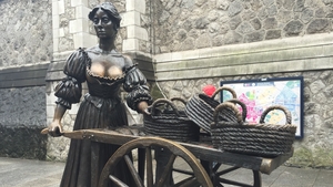 Dublin's most famous statue - Molly Malone - has a monologue selected from a public competition
