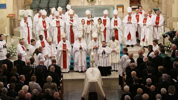 Derry said a final farewell to Bishop Edward Daly today