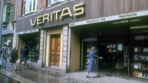 Veritas Bookshop on Lower Abbey Street, Dublin (1988)