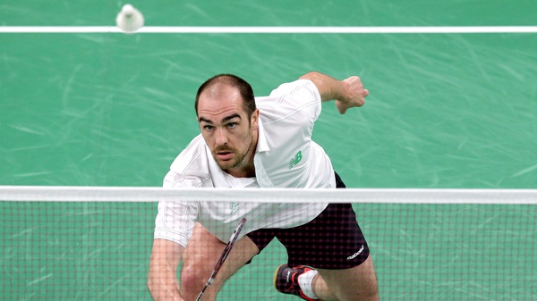 Evans registered Ireland's first ever Olympic men's badminton win