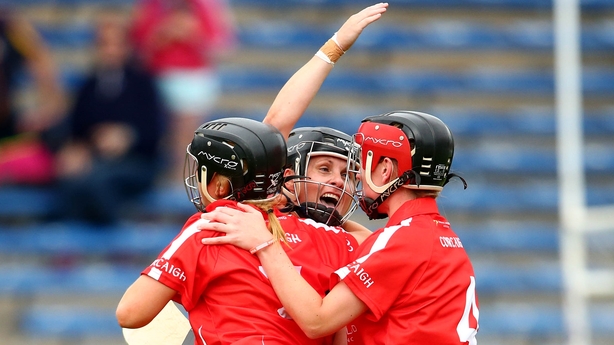 Cork's Laura Treacy, Aoife Murray and Leanne O'Sullivan