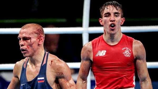 Vladimir Nikitin (L) was deemed to have beaten Michael Conlan in Rio