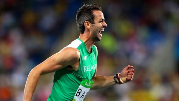 Thomas Barr broke his own national record to win his semi-final