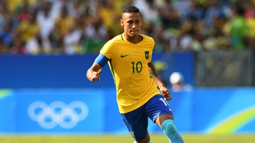 Neymar scored after just 14 seconds