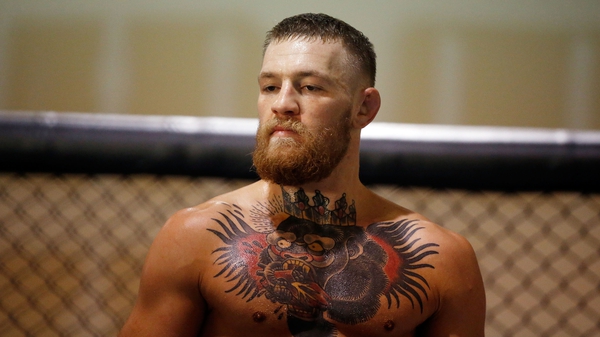 Conor McGregor will be in action in the octagon in the early hours of Sunday morning