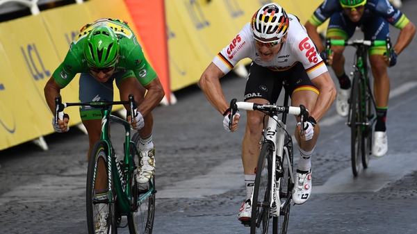 Peter Sagan finished this year's Tour de France in the green jersey awarded to the leading sprinter