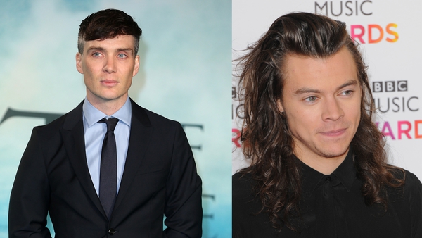 Cillian Murphy gives Harry Styles the thumbs up