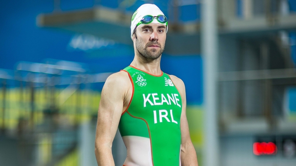 Bryan Keane finished in 40th in the men's triathlon
