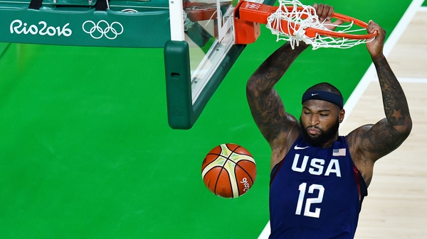 Big man DeMarcus Cousins was a dominant force for the US