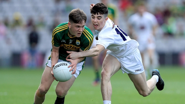 Micheal Potts of Kerry with Jack Robinson of Kildare
