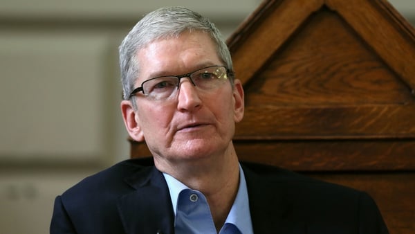 Tim Cook spoke to RTÉ News from California