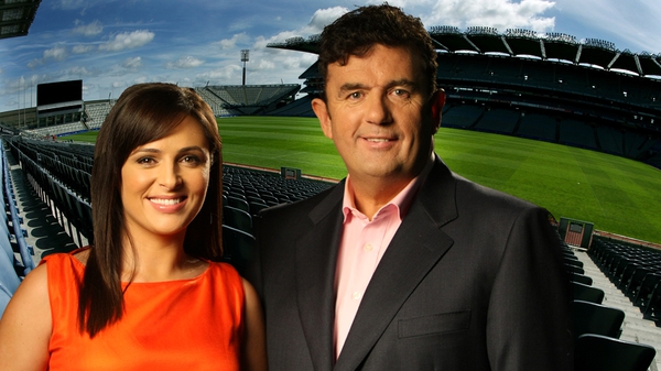 Des Cahill and Gráinne Seoige are hosting Up for the Match
