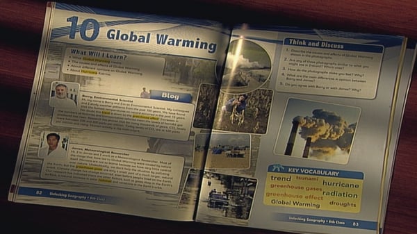 The controversial chapter on global warming has been revised