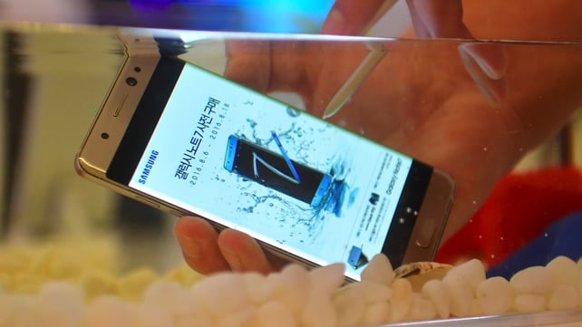 Shipments of the Galaxy Note 7 were halted due to battery concerns