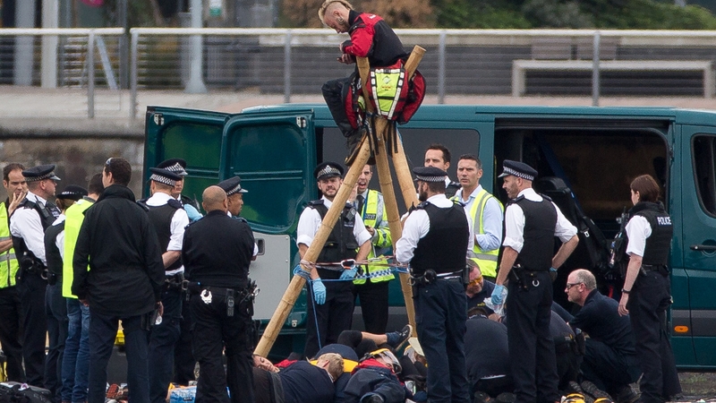 Nine Arrested Over Protest At London Airport