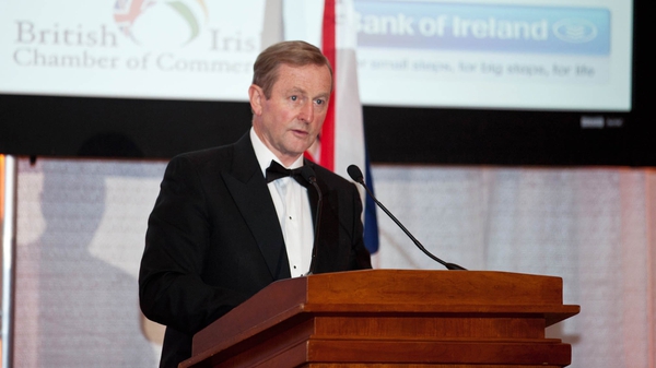 Enda Kenny was speaking at an event organised by the British Irish Chamber of Commerce (Pic: Paul Sherwood)