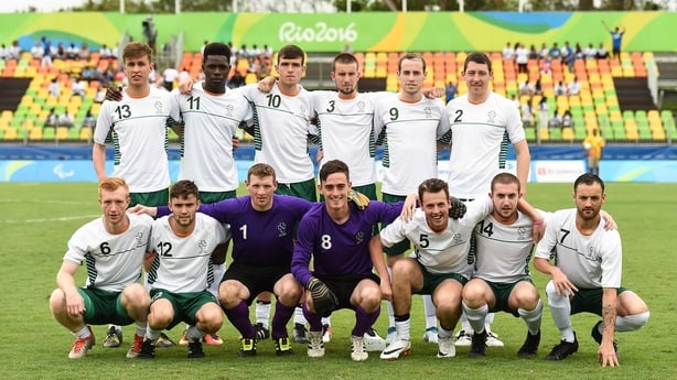 The Ireland 7-a-side squad