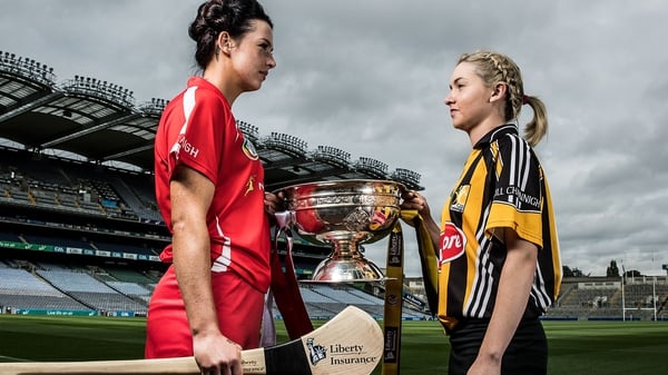 Ashling Thompson of Cork and Michelle Quilty of Kilkenny